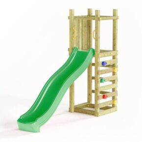 Misaladejuegos Fungoo Funny 3 Light Tobogán y Parque Infantil de Madera para Escalar S-08330-P-K-XG-1