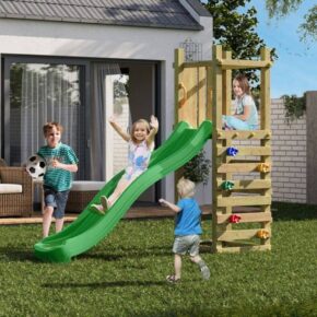 Misaladejuegos Fungoo Funny 3 Light Tobogán y Parque Infantil de Madera para Escalar S-08330-P-K-XG-1 - Imagen 3