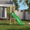 Misaladejuegos Fungoo Funny 3 Light Tobogán y Parque Infantil de Madera para Escalar S-08330-P-K-XG-1 - Imagen 4