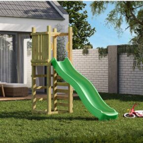 Misaladejuegos Fungoo Funny 3 Light Tobogán y Parque Infantil de Madera para Escalar S-08330-P-K-XG-1 - Imagen 4
