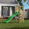 Misaladejuegos Fungoo Funny 3 Light Tobogán y Parque Infantil de Madera para Escalar S-08330-P-K-XG-1 - Imagen 5