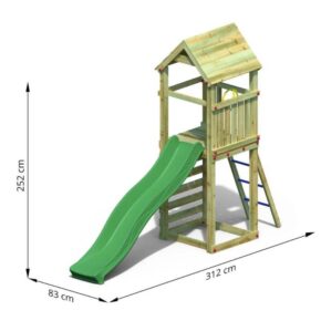 Misaladejuegos Fungoo Gaia T Parque infantil de jardín de madera S-04710-P-K-XG-1 - Imagen 2