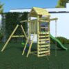 Misaladejuegos Parque infantil de jardín de madera tobogán columpio pared cuerda S-04750-P-K-XG-1 - Imagen 3