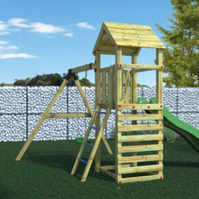 Misaladejuegos Parque infantil de jardín de madera Fungoo Gaia T1S S-04720-P-K-XG-1 - Imagen 3