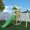 Misaladejuegos Parque infantil de jardín de madera Fungoo Gaia T1S S-04720-P-K-XG-1 - Imagen 4
