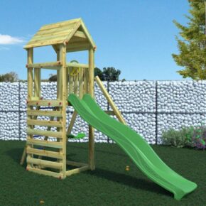 Misaladejuegos Parque infantil de jardín de madera Fungoo Gaia T1S S-04720-P-K-XG-1 - Imagen 5
