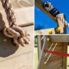 Misaladejuegos Parque infantil de madera Fungoo Houser con tobogán, dos columpios y casita de juegos S-08520-P-K-XG-1 - Imagen 6
