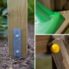 Misaladejuegos Casita de juegos de madera Fungoo Sunshine con tobogán y dos columpios XG-1 S-08280-P-K-XG-1 - Imagen 9