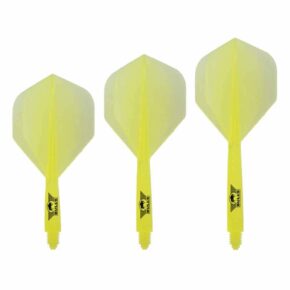 Misaladejuegos Plumas Bulls Darts Union Flights System Amarilla No2 Corta 59mm 51318