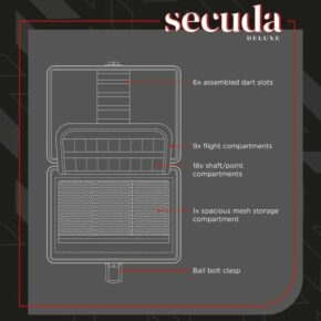 Misaladejuegos Funda Dardos Bulls Secuda Deluxe BU-66393 - Imagen 5