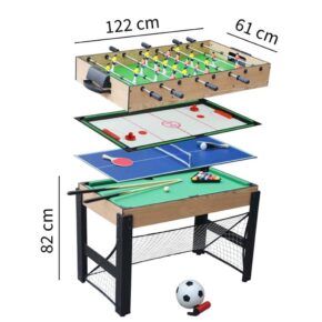 Misaladejuegos Mesa Multijuegos Pentaforce  720151 - Imagen 2