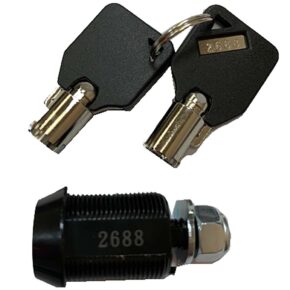 Misaladejuegos Cerradura de Tubo Estandar Negra (Num. Serie 8000) S240110218000