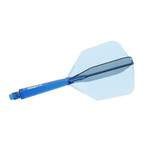 Misaladejuegos Plumas Cuesoul Rost 77 Transparente Azul Big Wing L 74mm 51451
