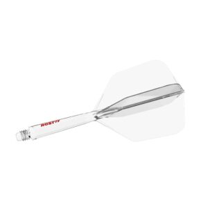 Misaladejuegos Plumas Cuesoul Rost 77 Transparente Logo Rojo Big Wing S 64mm 51473