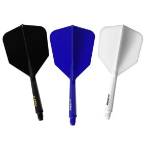 Misaladejuegos Plumas Cuesoul Rost 77 Negro-Blanco-Azul Big Wing M 69mm 51480
