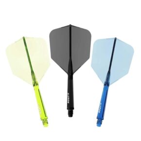 Misaladejuegos Plumas Cuesoul Rost 77 Verde-Negro-Azul Transparente Big Wing S 64mm 51493