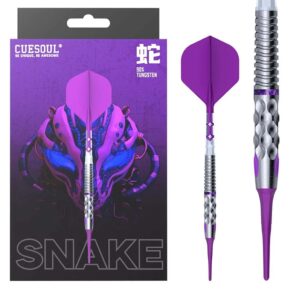 Misaladejuegos Dardos Cuesoul Zodiac Snake Punta Plastico 90% 19g