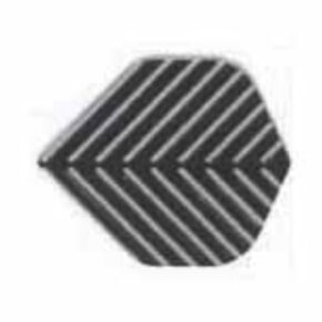 Misaladejuegos Plumas Amerithon Standard Negra Rayas Plata 3271 - Imagen 2