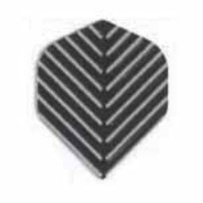 Misaladejuegos Plumas Amerithon Standard Negra Rayas Plata 3271
