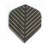 Misaladejuegos Plumas Amerithon Standard Negra Dorada 3260