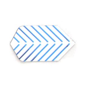 Misaladejuegos Plumas Amerithon Slim Blanca rayas azules 3317 - Imagen 3