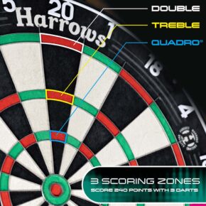 Misaladejuegos Diana Tradicional Harrows Darts Quadro 240 - Imagen 6