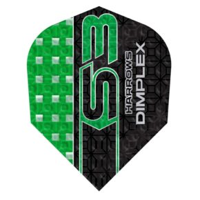Misaladejuegos Plumas Harrows Darts Flights No6 Dimplex S3 Verde