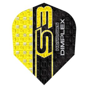 Misaladejuegos Plumas Harrows Darts Flights No6 Dimplex S3 Amarillo