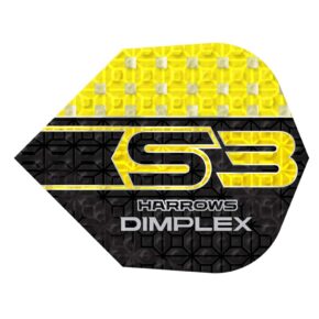 Misaladejuegos Plumas Harrows Darts Flights No6 Dimplex S3 Amarillo - Imagen 3