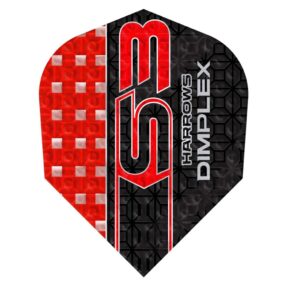 Misaladejuegos Plumas Harrows Darts Flights No6 Dimplex S3 Rojo
