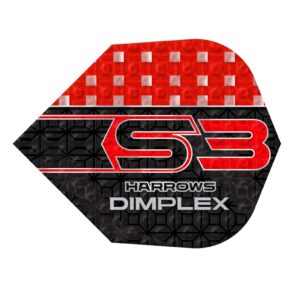 Misaladejuegos Plumas Harrows Darts Flights No6 Dimplex S3 Rojo - Imagen 3
