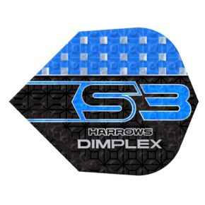 Misaladejuegos Plumas Harrows Darts Flights No6 Dimplex S3 Azul - Imagen 2