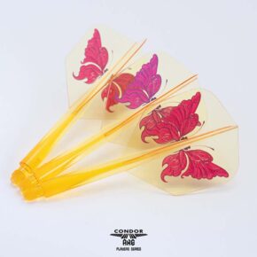 Misaladejuegos Plumas Condor Axe Swallowtail Butterfly Shape Amarilla M 27.5mm 3 Uds. - Imagen 2