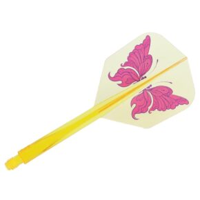 Misaladejuegos Plumas Condor Axe Swallowtail Butterfly Shape Amarilla M 27.5mm 3 Uds. - Imagen 3