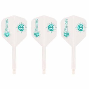 Misaladejuegos Plumas Condor Axe Connor Scutt The Sniper Small Blanco M 27.5mm 3 Uds. - Imagen 2