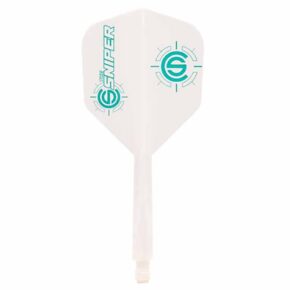 Misaladejuegos Plumas Condor Axe Connor Scutt The Sniper Small Blanco M 27.5mm 3 Uds.