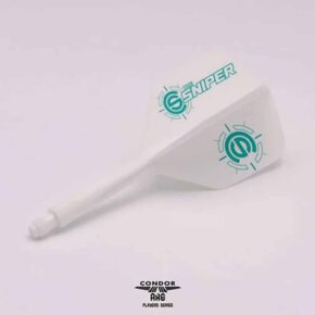 Misaladejuegos Plumas Condor Axe Connor Scutt The Sniper Small Blanco M 27.5mm 3 Uds. - Imagen 4