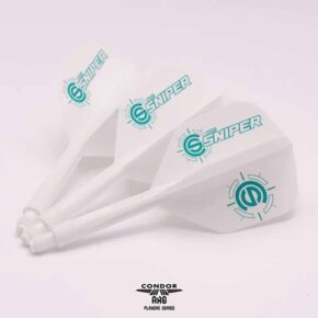 Misaladejuegos Plumas Condor Axe Connor Scutt The Sniper Small Blanco M 27.5mm 3 Uds. - Imagen 5