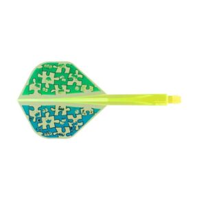 Misaladejuegos Plumas Condor Axe G.T.Monster 2 Standard Amarilla M 27.5mm 3 Uds. - Imagen 2