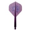Misaladejuegos Plumas Condor Axe Gekkabijin Standard Morado M 27.5mm 3 Uds.