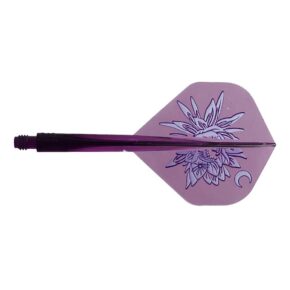 Misaladejuegos Plumas Condor Axe Gekkabijin Standard Morado M 27.5mm 3 Uds. - Imagen 2