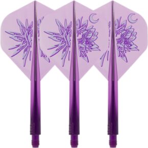Misaladejuegos Plumas Condor Axe Gekkabijin Standard Morado M 27.5mm 3 Uds. - Imagen 5