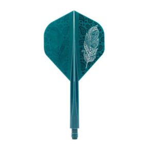 Misaladejuegos Plumas Condor Axe Doodle Feather Verde Azul Standard S 21.5m 3 Uds.
