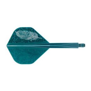 Misaladejuegos Plumas Condor Axe Doodle Feather Verde Azul Standard S 21.5m 3 Uds. - Imagen 3