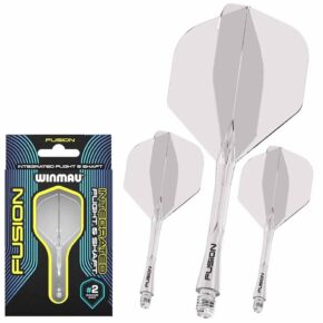 Misaladejuegos Plumas Winmau Darts Fusion Transparente Medium 34-76mm N2 Standard 8799 - Imagen 2