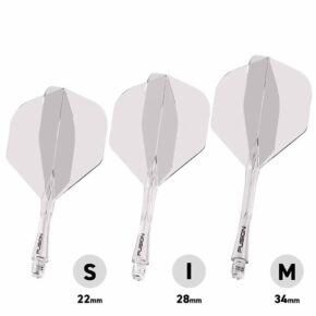 Misaladejuegos Plumas Winmau Darts Fusion Transparente Medium 34-76mm N2 Standard 8799 - Imagen 3