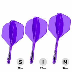 Misaladejuegos Plumas Winmau Darts Fusion Morado Medium 34-76mm N2 Standard 8801 - Imagen 3
