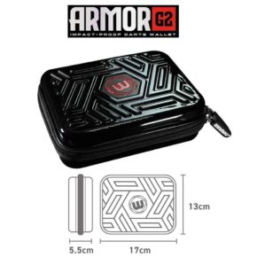 Misaladejuegos Funda Dardos Winmau Armor G2 Negra 8343 - Imagen 4