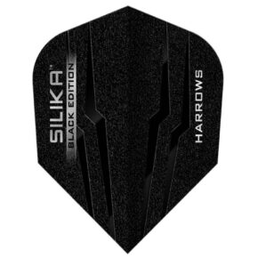 Misaladejuegos Plumas Harrows Darts Flights No6 Silika Black   5180