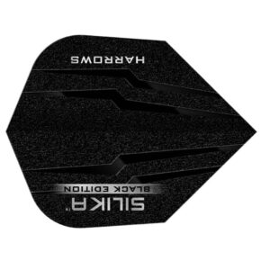 Misaladejuegos Plumas Harrows Darts Flights No6 Silika Black   5180 - Imagen 3